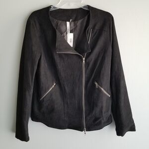 NWT milla Black Faux Suede Jacket